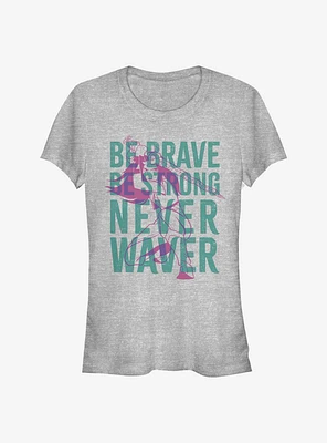 Disney Raya and the Last Dragon Be Brave Never Waiver Girls T-Shirt