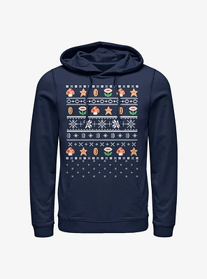Nintendo Super Mario Items Win Hoodie