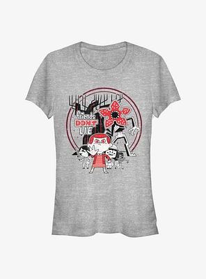 Stranger Things Chibi Girls T-Shirt