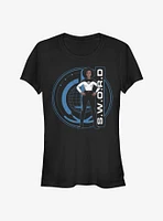 Marvel WandaVision S.W.O.R.D Monica Rambeau Logo Girls T-Shirt
