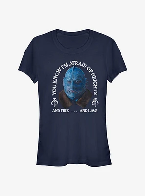 Star Wars The Mandalorian Fire Lava Heights Girls T-Shirt