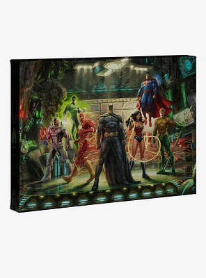 DC Comics The Justice League 10" x 14" Gallery Wrapped Canvas 