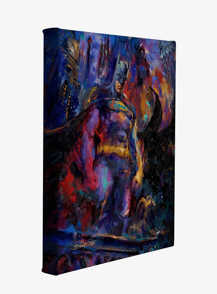 DC Comics The Dark Knight 14" x 11" Gallery Wrapped Canvas