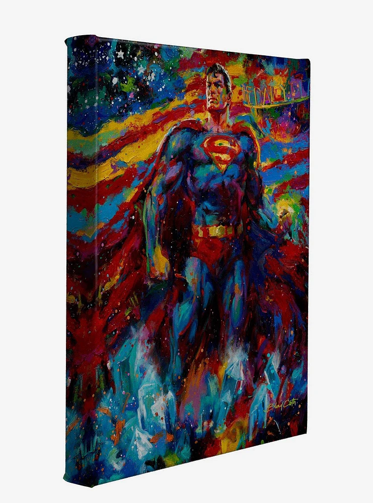 DC Comics Superman Last Son of Krypton 14" x 11" Gallery Wrapped Canvas