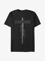 Extra Soft Star Wars The Mandalorian Dark Saber T-Shirt