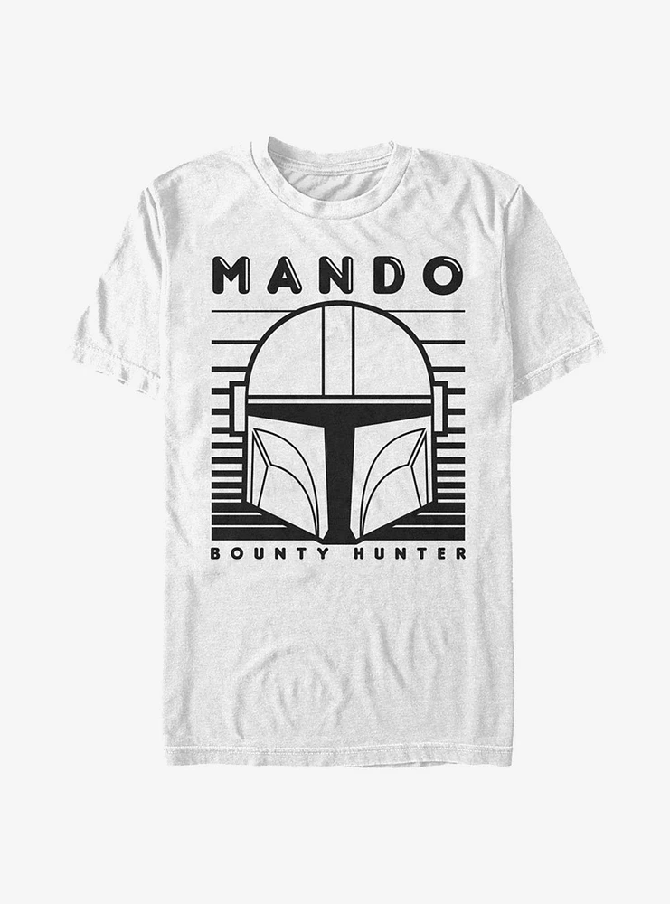 Extra Soft Star Wars The Mandalorian Mando Simple T-Shirt