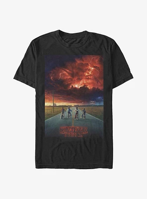 Extra Soft Stranger Things Demogorgon Cloud Poster T-Shirt