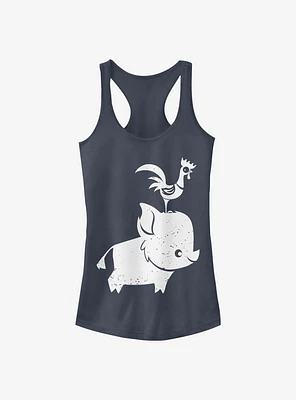 Disney Moana Pua And Hei Girls Tank