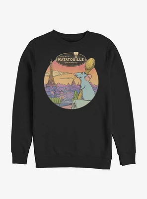 Disney Pixar Ratatouille Le Rat Parisian Crew Sweatshirt
