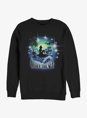 Disney The Little Mermaid Under Sea Crew Sweatshirt