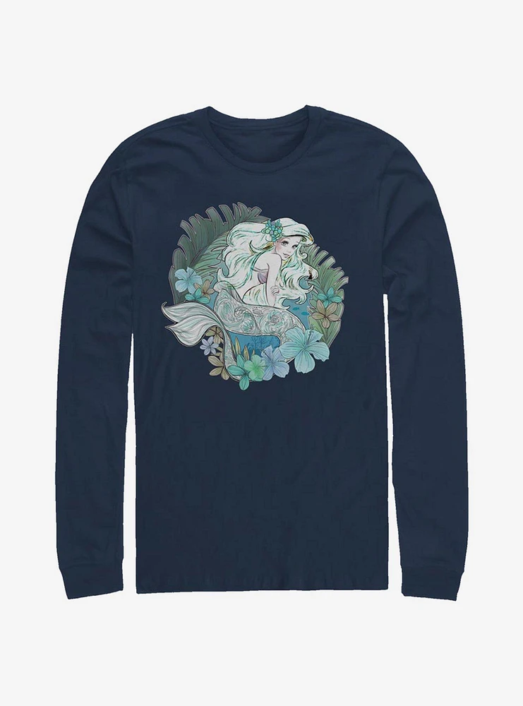 Disney The Little Mermaid Tonal Ariel Long-Sleeve T-Shirt