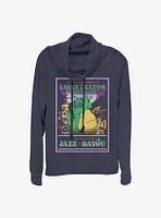 Disney The Princess And Frog Rockadile Cowlneck Long-Sleeve Girls Top