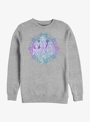 Disney Princess Simple Art Crew Sweatshirt