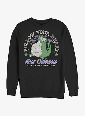 Disney The Princess And Frog Firefly Five Crew Sweatshirt