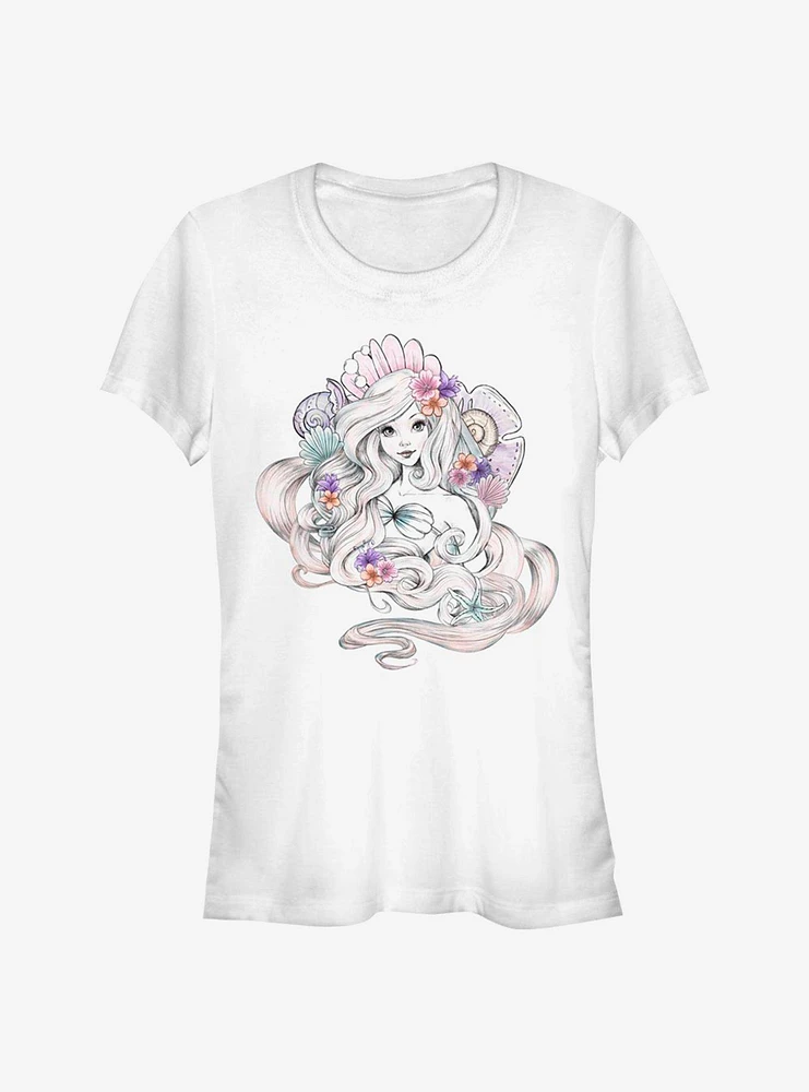 Disney The Little Mermaid Shells Girls T-Shirt