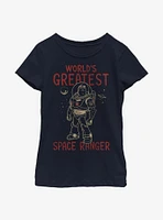Disney Pixar Toy Story Buzz Year Youth Girls T-Shirt
