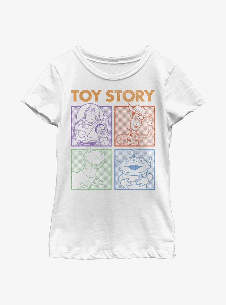 Disney Pixar Toy Story The Cool Club Youth Girls T-Shirt