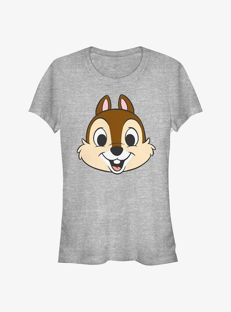 Disney Chip N' Dale Big Face Girls T-Shirt