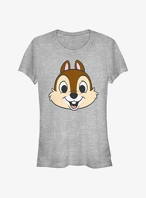 Disney Chip N' Dale Big Face Girls T-Shirt