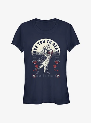 Disney The Nightmare Before Christmas To Death Girls T-Shirt