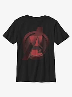 Marvel Black Widow Avenger Logo Youth T-Shirt