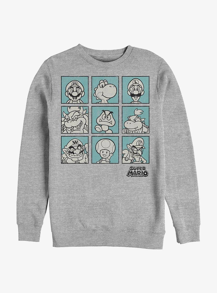 Super Mario Box Seats Crew Sweatshirt