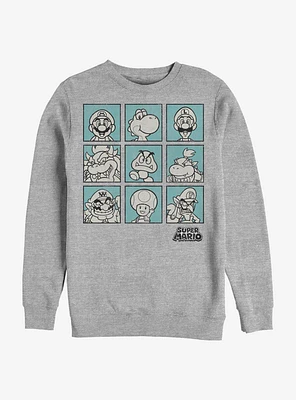 Super Mario Box Seats Crew Sweatshirt