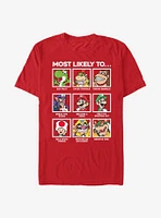 Nintendo Super Mario Most Likely To T-Shirt