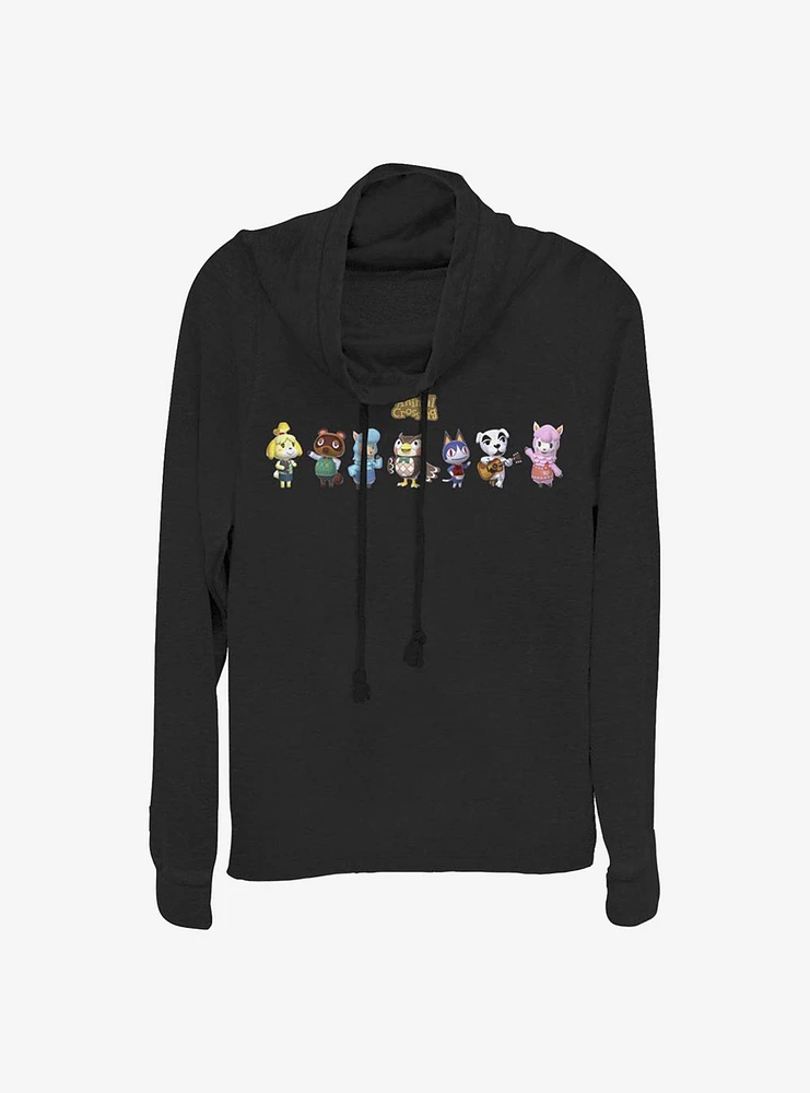 Animal Crossing The Crew Cowlneck Long-Sleeve Girls Top