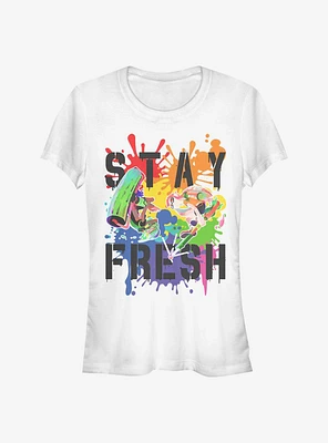 Splatoon Pride Splats Girls T-Shirt