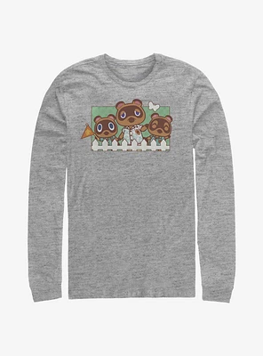 Animal Crossing Nook Family Long-Sleeve T-Shirt