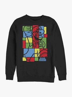 Super Mario Box Trot Crew Sweatshirt
