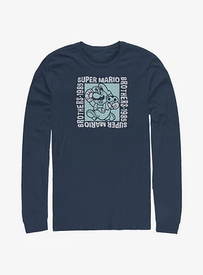 Super Mario Brothers Box Long-Sleeve T-Shirt