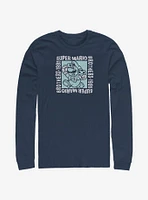 Super Mario Brothers Box Long-Sleeve T-Shirt