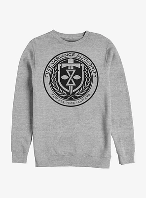 Marvel Loki Time Variance Authority Crew Sweatshirt