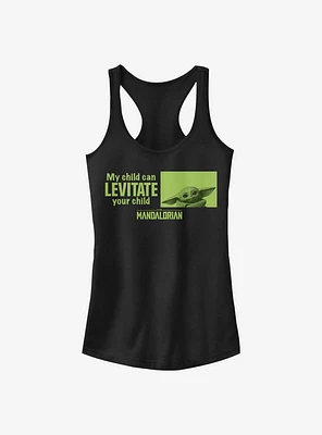 Star Wars The Mandalorian Child Can Levitate Girls Tank Top