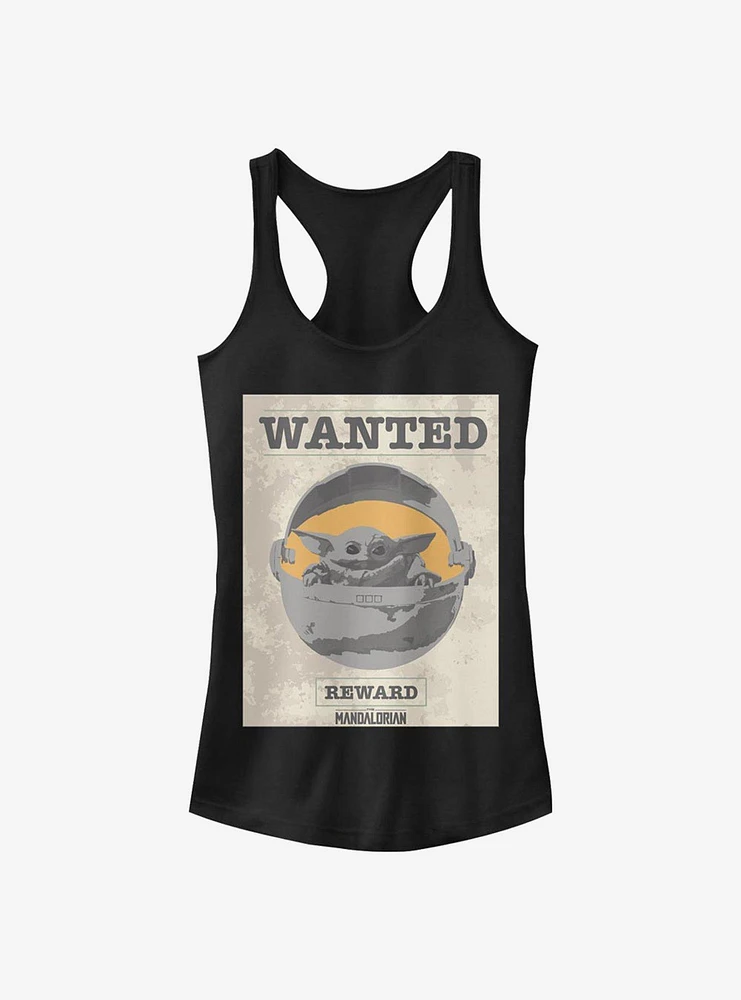 Star Wars The Mandalorian Wanted Child Girls Tank Top