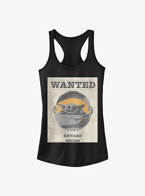 Star Wars The Mandalorian Wanted Child Girls Tank Top