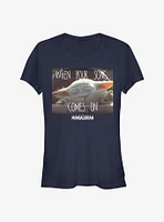 The Mandalorian Song Meme Girls T-Shirt
