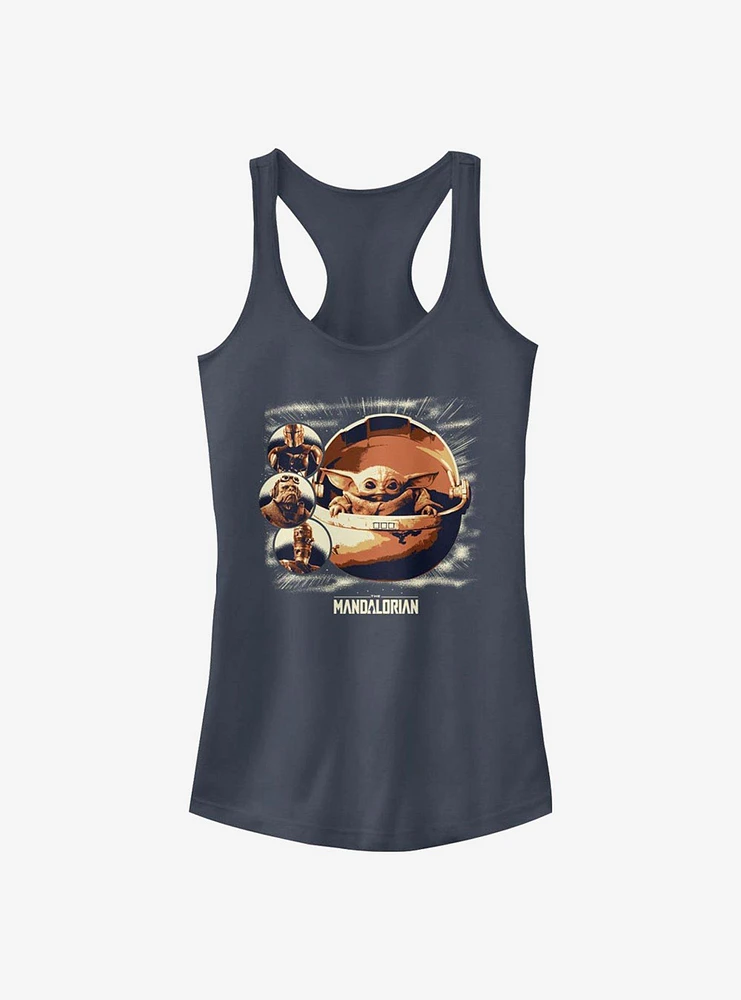 Star Wars The Mandalorian Child Group Girls Tank