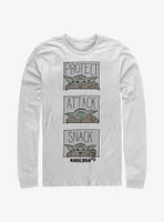 Star Wars The Mandalorian Child Comic Panel Long-Sleeve T-Shirt