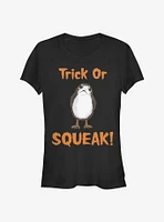 Star Wars: The Last Jedi Trick Or Squeak Girls T-Shirt