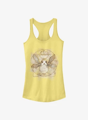 Star Wars: The Last Jedi Vitruvian Porg Girls Tank