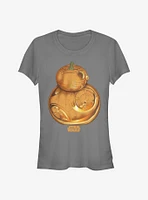 Star Wars: The Force Awakens BB-8 Pumpkin Logo Girls T-Shirt