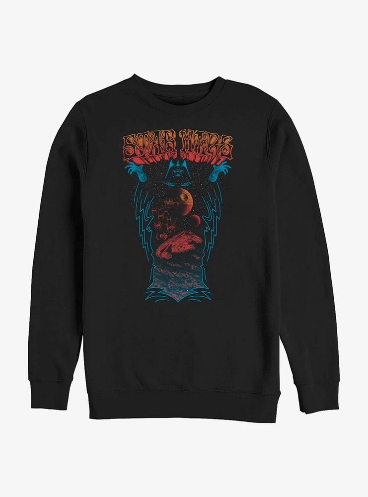 Star Wars Psychedelic Vader Crew Sweatshirt