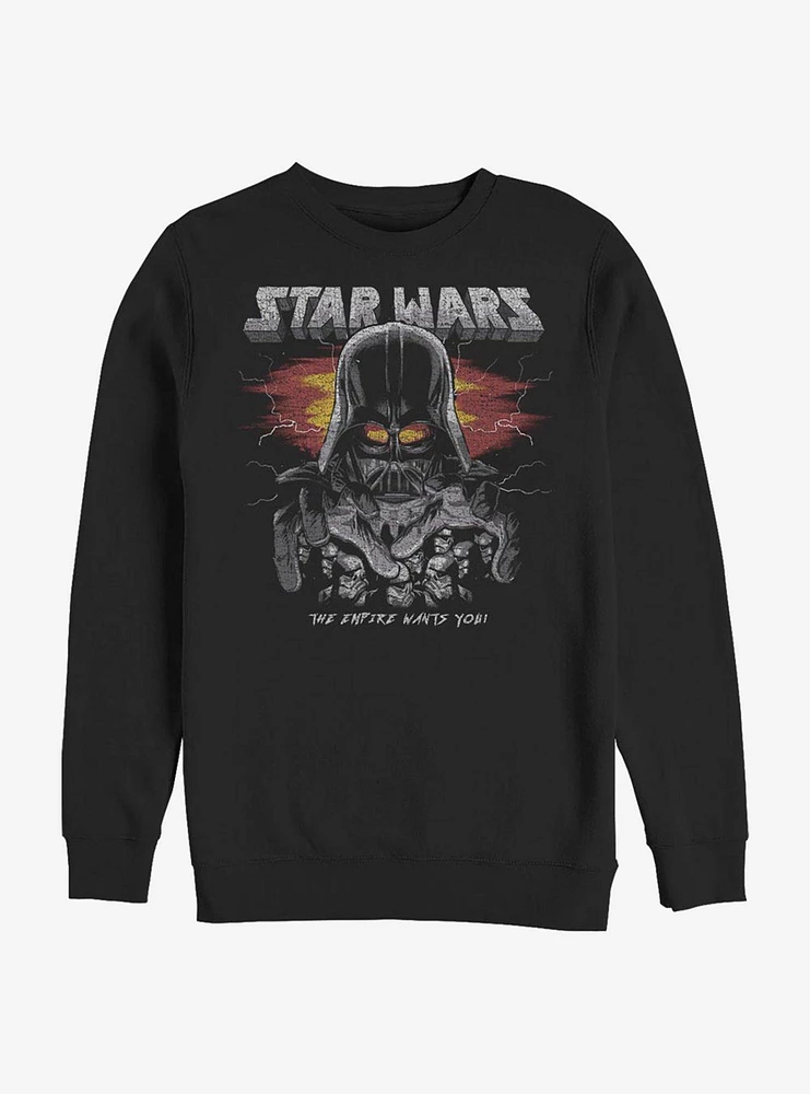 Star Wars Old School Metal Crew Sweatshirt