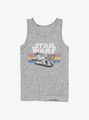 Star Wars Vintage Falcon Stripes Tank Top