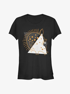 Star Wars Spooky Greedo Lines Girls T-Shirt