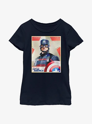 Marvel The Falcon And Winter Soldier Walker Inspired By Cap Youth Girls T-Shirt