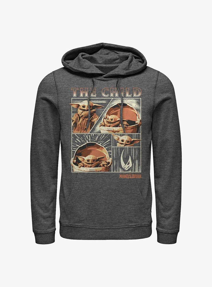 Star Wars The Mandalorian Child Panel Hoodie